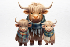 Christmas Family Animals Sublimation PNG Product Image 2