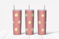 Christmas Cute Snowman Skinny tumbler wrap design Product Image 5