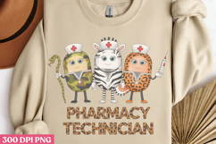 Pharmacy technician PNG, Pharmacy Technician Sublimation PNG Product Image 3