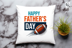 Father’s Day Football Sublimation Clipart PNG Product Image 2