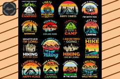 Camping Life SVG Bundle Retro Hiking &amp; Outdoor Adventure Product Image 2