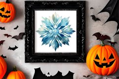 Blue Christmas Watercolor Clipart Sublimation Product Image 2