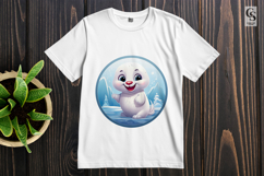 Cute Baby Seal Animal Clipart Sublimation PNG Product Image 2