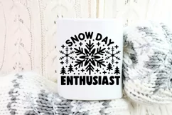 Snow Day Enthusiast Svg, Snow Day Vibes Svg, Snow Lover Svg. Product Image 8