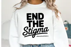 End the Stigma Svg Design | Svg Cut Files | Shirt Svg Product Image 1