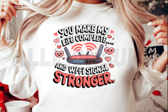 Funny Valentines Day Router Love Quote You Make My Life Product Image 2