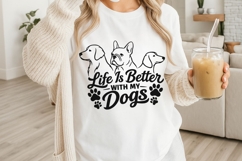 Life Is Better With My Dogs Svg, Dog Mom Svg, Dog Lover Svg. Product Image 3