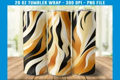 Tiger Print Tumbler Wrap | Tumbler Wrap Sublimation Product Image 2