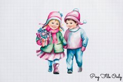 Pastel Christmas Sublimation Clipart Bundle PNG Product Image 3