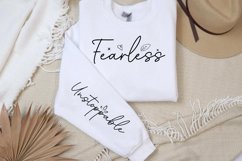 Fearless Unstoppable Sleeve SVG PNG Product Image 1