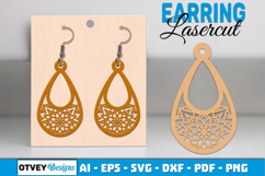 Mandala Earring Lasercut BUNDLES Product Image 2