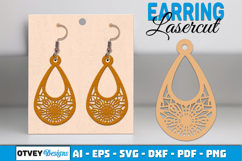 Mandala Earring Lasercut BUNDLES Product Image 4