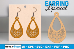 Mandala Earring Lasercut BUNDLES Product Image 7