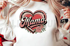 Mama Sublimation PNG, Motherhood Sublimation PNG Product Image 2