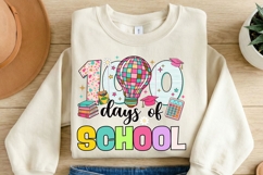 100 Days of School PNG, 100 Days of School Bus PNG, Teacher Product Image 2