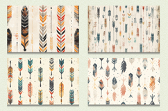 Boho Feathered Arrows Cutting Boards sublimation Design Product Image 2