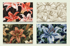 Regal Lily Flowers Cutting Boards sublimation Designs Product Image 2