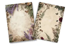 Botanical Nature Junk Journal Pages Product Image 2