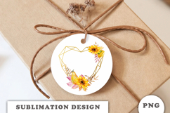 Watercolor Autumn Pumpkins Frame png Product Image 2