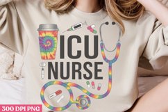 ICU nurse PNG, Nurse Sublimation PN Product Image 2