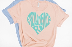 Providence RI word art heart SVG Product Image 2
