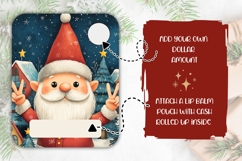 Christmas Gnome Money Card, Christmas Gnome Gift Card Design Product Image 2
