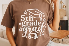 5th Grade Grad Svg, Middle School Svg, Graduation Svg. Product Image 3