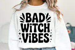 Bad Witch Vibes Svg | Halloween Svg | Shirt Svg Product Image 2