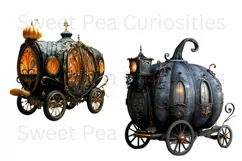 Halloween, Caravan, Ephemera, PNG, watercolor, Clipart Product Image 2