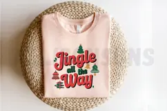 Jingle all the way Sublimation PNG ,Christmas PNG Product Image 2