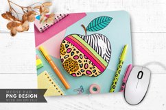 Funky Apple Design Mouse Pad PNG Design Product Image 1