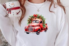 Watercolor Christmas Farm Clipart Product Image 2