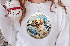 3D Christmas Dog Ornament, 3D Christmas Dog Ornaments Product Image 2