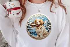 3D Christmas Dog Ornament, 3D Christmas Dog Ornaments Product Image 2