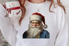 Christmas Purple Santa Claus Sublimation, Christmas PNG Product Image 2