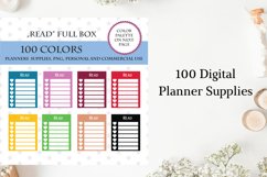 Weekly Reading Tracker, Full Box Sticker Product Image 2