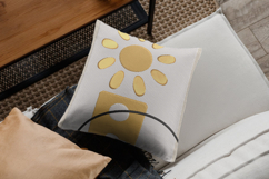 Minimalist Sunshine Modern Embroidery Design Product Image 2