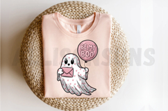 Be My Boo Valentines Ghost Sublimation PNG Product Image 2