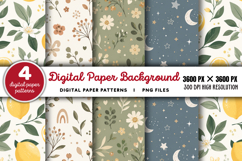 Digital Paper Background PNG Product Image 1