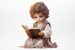 Christmas Baby Jesus Watercolor Clipart PNG Product Image 2