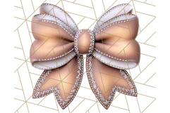 Fall Bow Clipart, Autumn Hair Bows PNG, Fall Ribbon Png Product Image 2