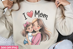 Floral Mama Mom Sublimation PNG Product Image 1