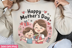 Floral Mama Mom Sublimation PNG Product Image 1