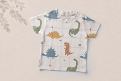 Happy Dinos Seamless Pattern Product Image 2