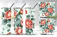 Colorful Flowers Tumbler Wrap Bundle PNG Product Image 2