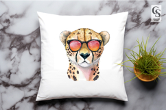 Cool Cheetah With Sunglasses Clipart PNG Product Image 2