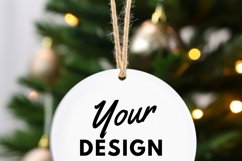 Round Ornament Christmas Mockup Product Image 3