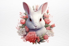Chirstmas Bunnies Clipart PNG Product Image 2