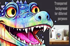 Watercolor Crocodile Alligator,transparent PNG/JPEG Product Image 2