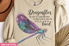 Dragonflies are sent PNG, Dragonfly Sublimation PNG Product Image 2